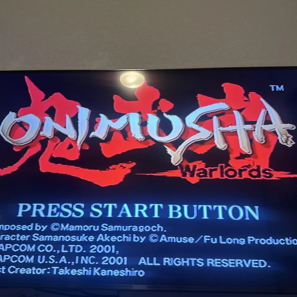 Capcom Onimusha: Warlords PS2 Action & Adventure Martial Arts Manual Included